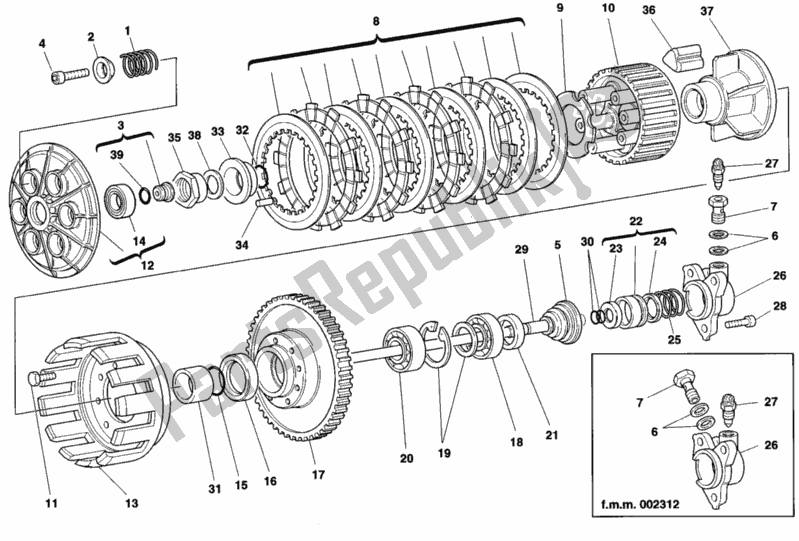 Wszystkie części do Sprz? G? O Ducati Supersport 900 SS 1997